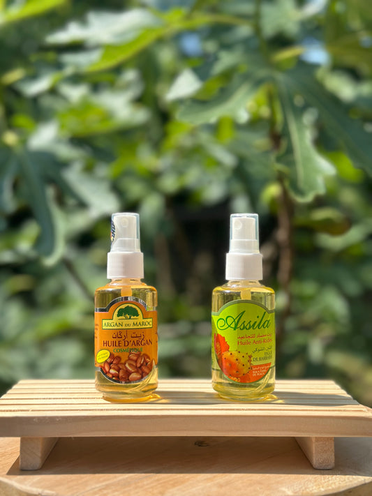 Lot de nos 2 huiles ultra-hydratantes et nourrissantes